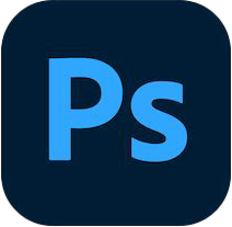 Logo du logiciel Photoshop.