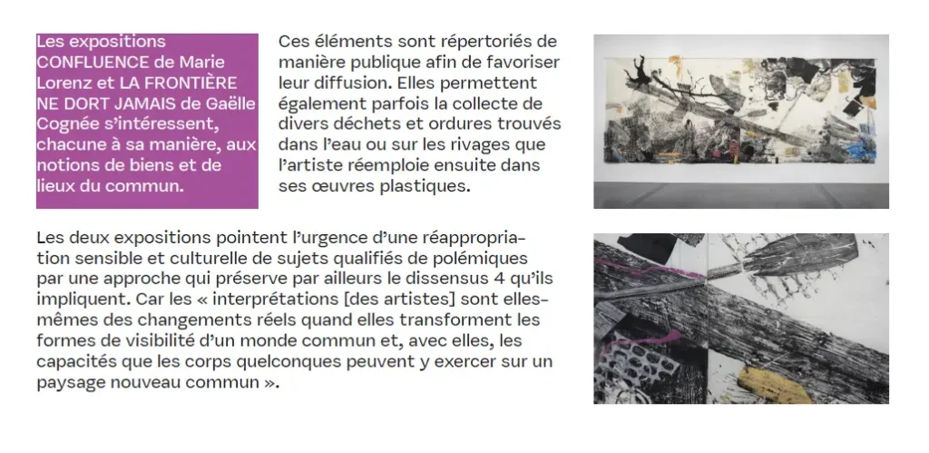 Image d'un morceau de composition de magazine pour une autre œuvre du Crac19.